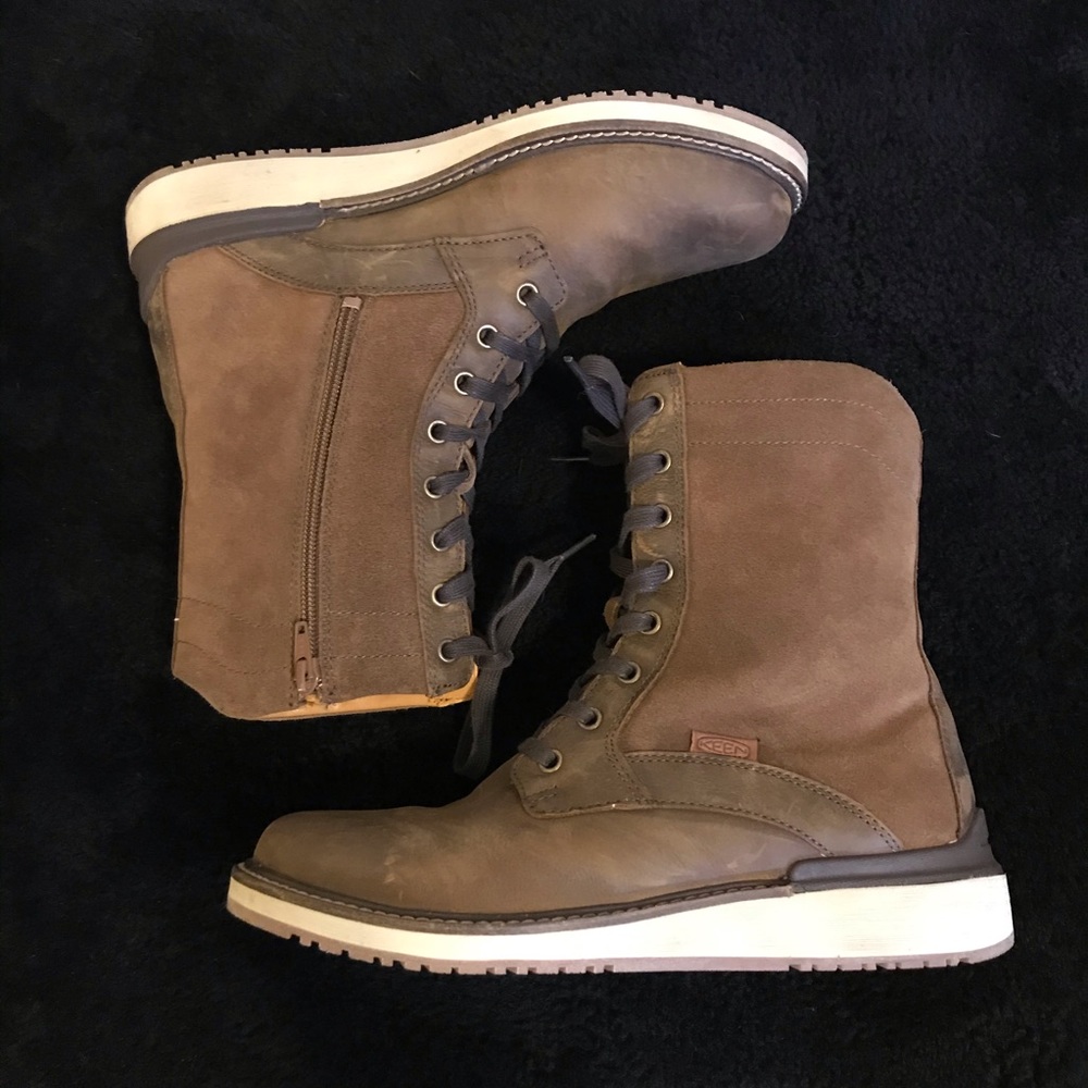 Keen Bailey Lace Boot, thermal, brown leather - Picture 1 of 9